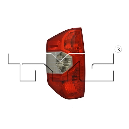 Tyc Tyc Capa Certified Tail Light Assembly, 11-6642-00-9 11-6642-00-9
